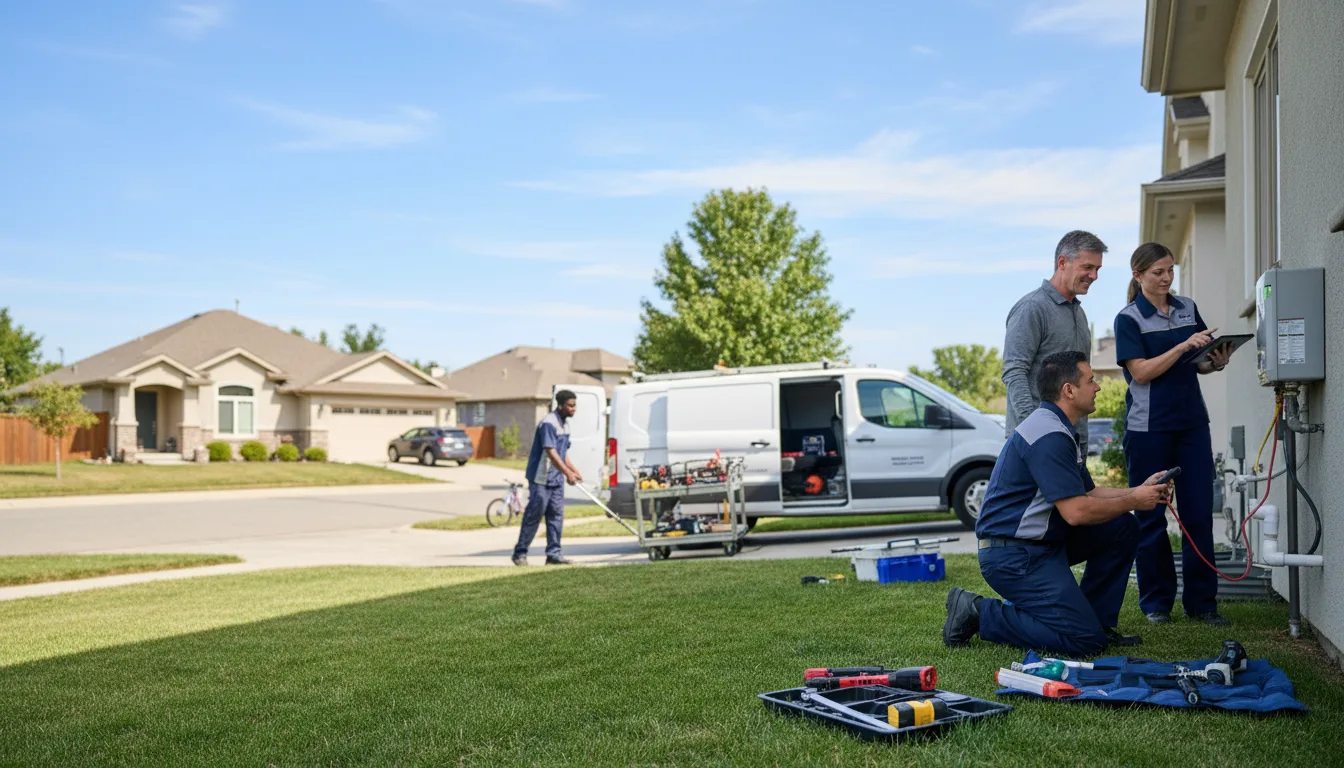 Tankless water heater service in Becker, MN